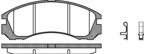 2354.32 ROADHOUSE Гальмівні колодки дискові