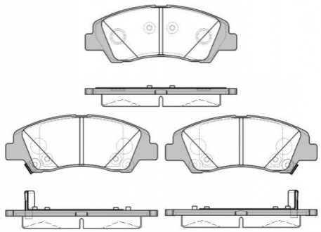 21583.02 ROADHOUSE Гальмівні колодки дискові