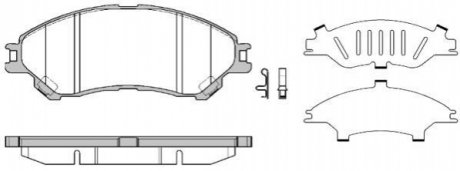 21589.02 ROADHOUSE Гальмівні колодки дискові