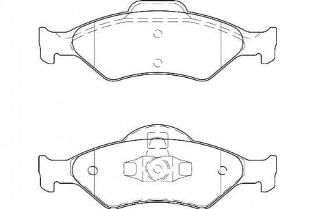 WBP23200A WAGNER Тормозные колодки Wagner