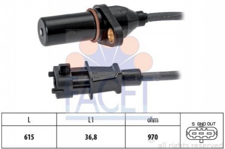 9.0569 FACET Датчик частоти обертання