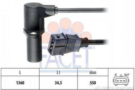 9.0040 FACET Датчик частоти обертання