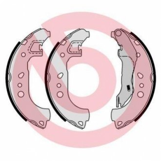 S85543 BREMBO Тормозные колодки задние