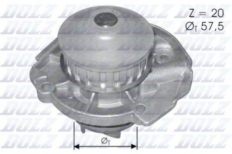 S161 DOLZ Насос системы охлаждения