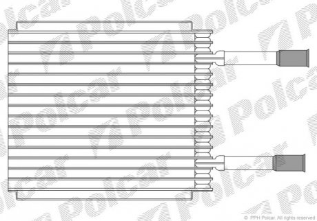 3210P8-1 Polcar Испаритель кондиционера