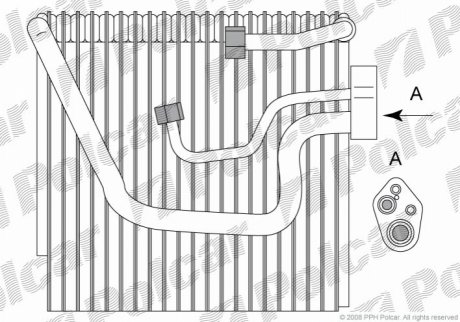 9040P8-1 Polcar Испаритель кондиционера