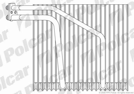 6070P8-2 Polcar Испаритель кондиционера