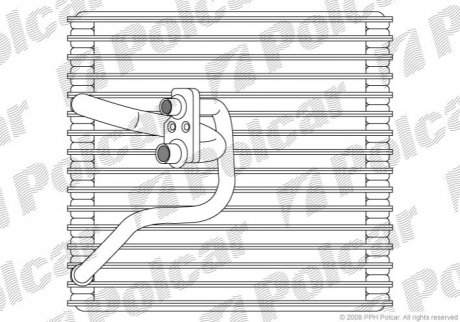 5556P8-1 Polcar Испаритель кондиционера