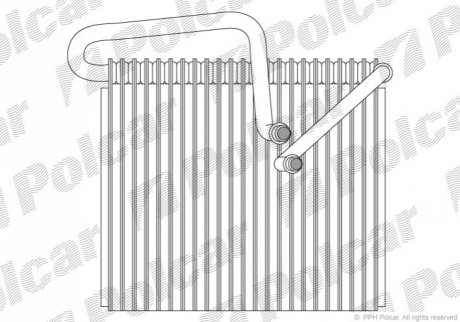 5508P8-1 Polcar Испаритель кондиционера