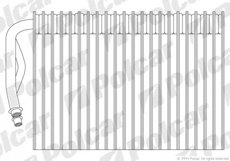 5507P8-1 Polcar Испаритель кондиционера