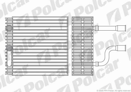 3201P8-1 Polcar Испаритель кондиционера