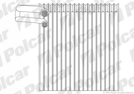 2707P8-1 Polcar Испаритель кондиционера