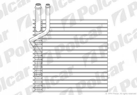 2404P8-1 Polcar Испаритель кондиционера