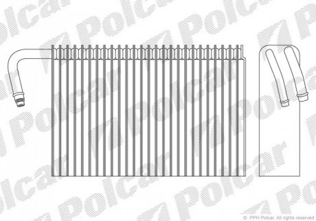 2016P8-2 Polcar Испаритель кондиционера