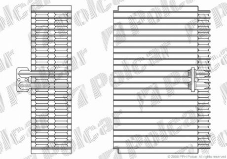 1328P8-1 Polcar Испаритель кондиционера