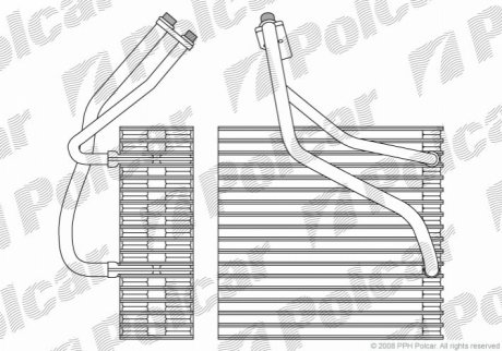 1323P8-1 Polcar Испаритель кондиционера