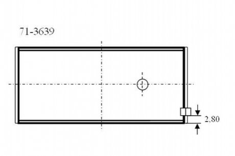 71-3639/4 0.50MM Glyco Пiдшипник шатуна (к-кт)