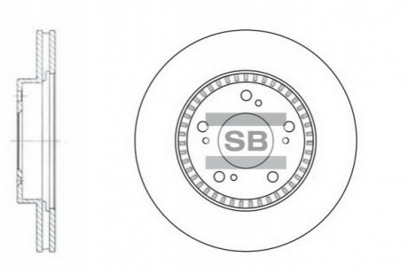 SD4101 Hi-Q (SANGSIN) Тормозной диск передний