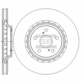 SD4034 Hi-Q (SANGSIN) Диск гальмівний