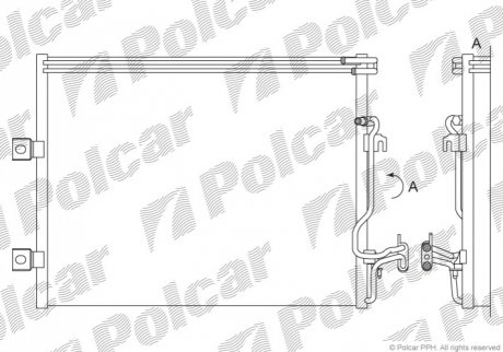 5031K8C2 Polcar Радиаторы кондиционера