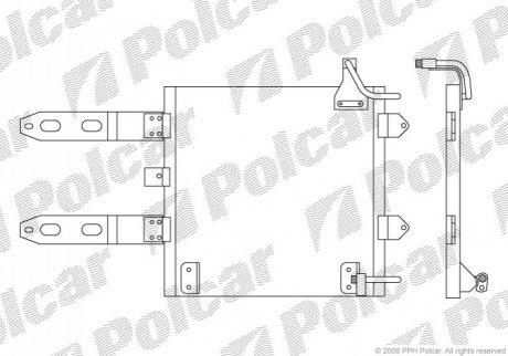 9525K8C1 Polcar Радиаторы кондиционера