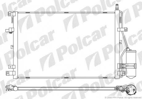 9090K8C1 Polcar Радиаторы кондиционера