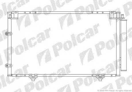 8137K8C1 Polcar Радиаторы кондиционера