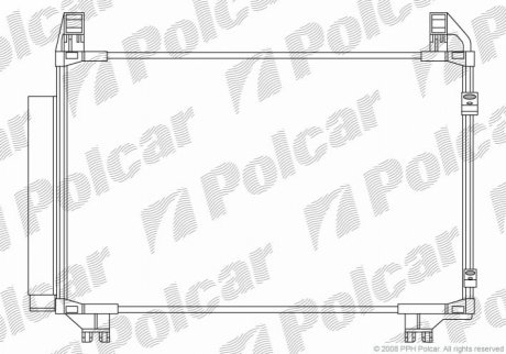 8105K81K Polcar Радиаторы кондиционера