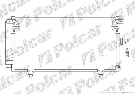 7208K8C1 Polcar Радиаторы кондиционера