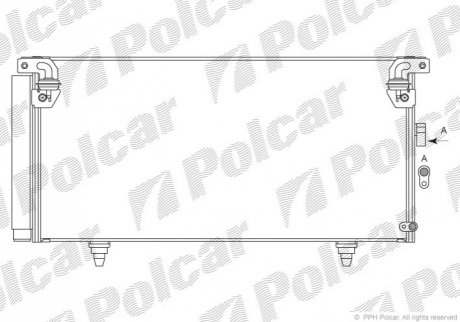 7208K82K Polcar Радиаторы кондиционера