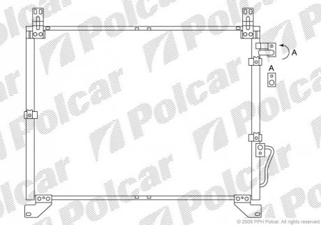 7115K8C1 Polcar Радиаторы кондиционера