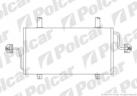 6041K8C1 Polcar Радиаторы кондиционера