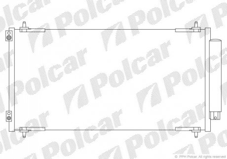 5787K83X Polcar Радиаторы кондиционера