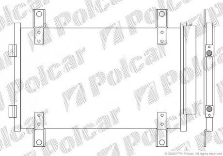 5704K81X Polcar Радиаторы кондиционера