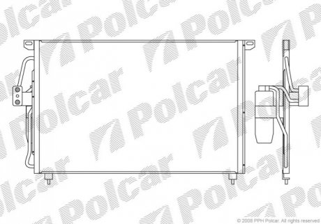 5527K8C1 Polcar Радиаторы кондиционера