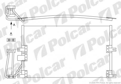 5516K8C1 Polcar Радиаторы кондиционера