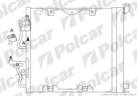 5509K84X Polcar Радиаторы кондиционера