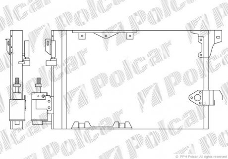 5508K81X Polcar Радиаторы кондиционера