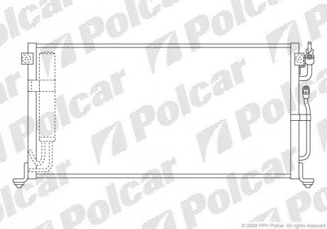 5233K8C1 Polcar Радиаторы кондиционера