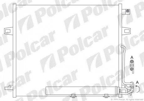 5045K8C1 Polcar Радиаторы кондиционера