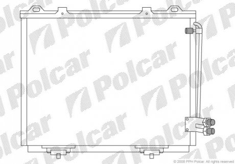 5015K8C1 Polcar Радиаторы кондиционера