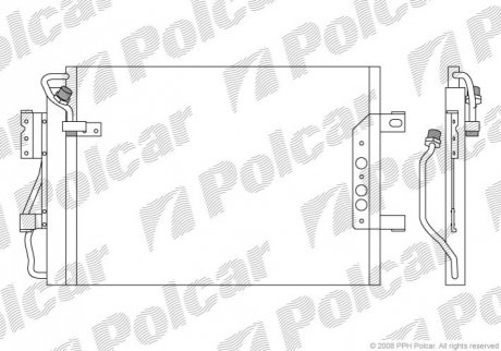 5005K8C1 Polcar Радиаторы кондиционера