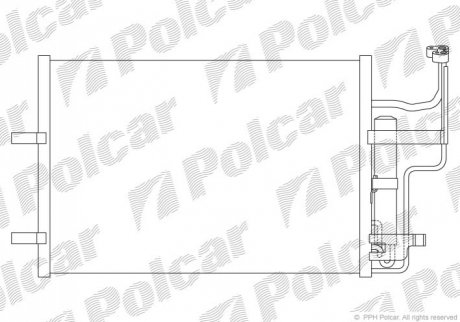 4541K81K Polcar Радиаторы кондиционера