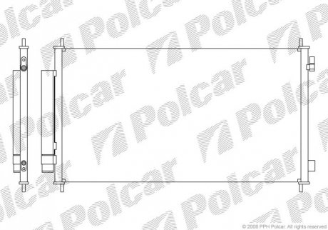 3877K8C1 Polcar Радиаторы кондиционера