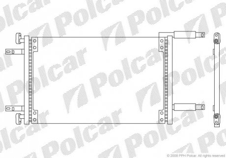 3040K82X Polcar Радиаторы кондиционера