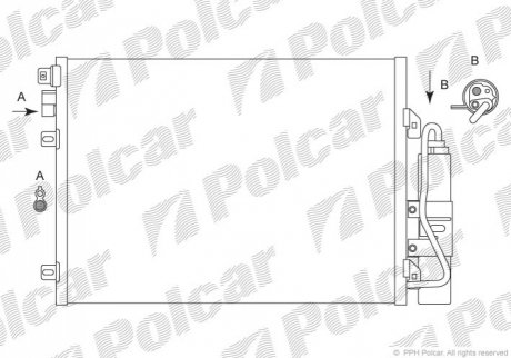 2801K81X Polcar Радиаторы кондиционера