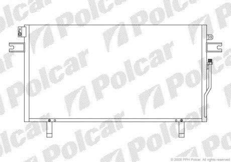 2781K8C1 Polcar Радиаторы кондиционера