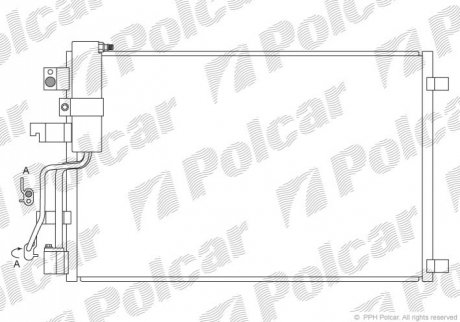 2759K83K Polcar Радиаторы кондиционера