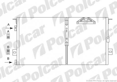 2420K8C4 Polcar Радиаторы кондиционера