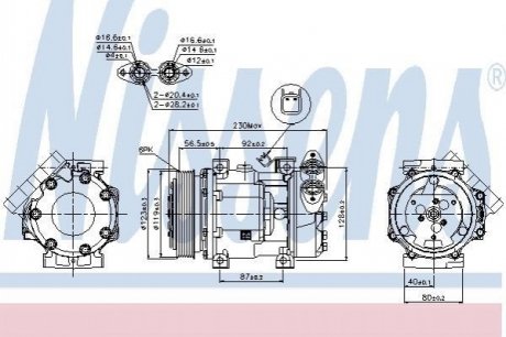 89336 NISSENS Компресор кондиціонера